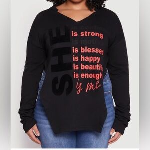 On Fire SHE Graphic Sweatshirt